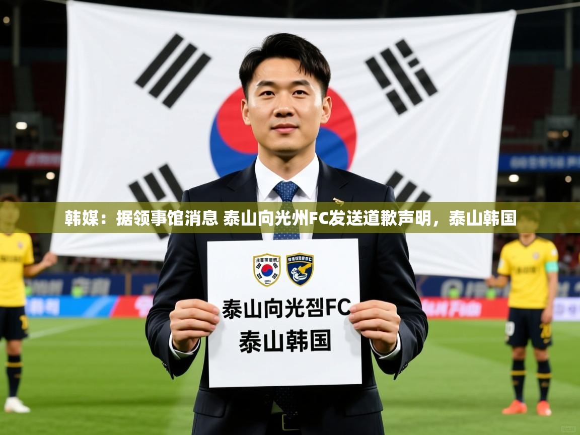 2025kaiyun体育在线登陆入口韩媒：据领事馆消息 泰山向光州FC发送道歉声明，泰山韩国  第1张