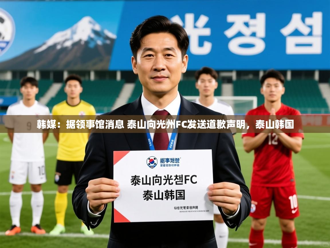 2025kaiyun体育在线登陆入口韩媒：据领事馆消息 泰山向光州FC发送道歉声明，泰山韩国  第2张