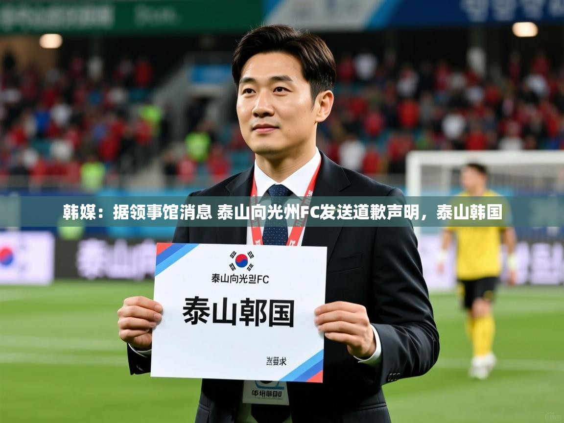 2025kaiyun体育在线登陆入口韩媒：据领事馆消息 泰山向光州FC发送道歉声明，泰山韩国  第4张
